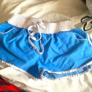 Blue and white running shorts from OP(Ocean Pacific) Medium(7-8)